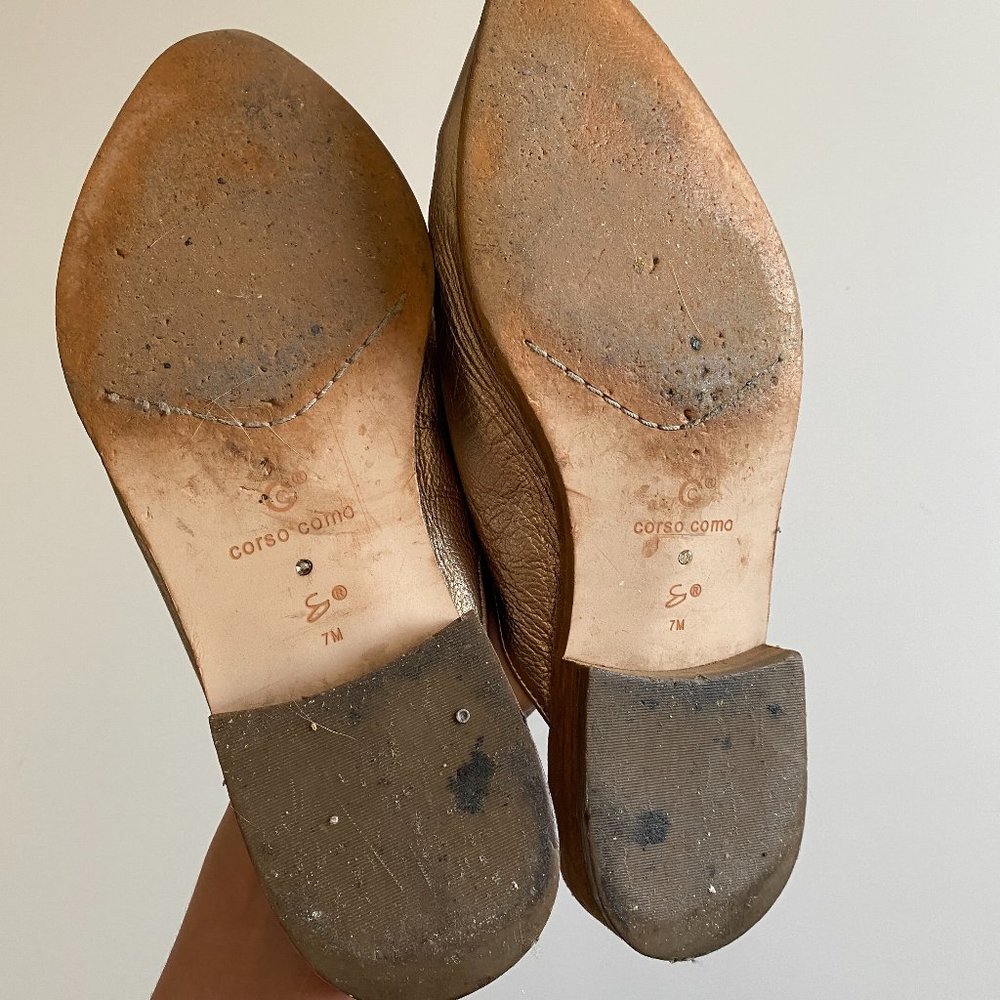 Corso Como 'Dylan' Pointy Toe Mule Champagne 7M - Picture 6 of 8